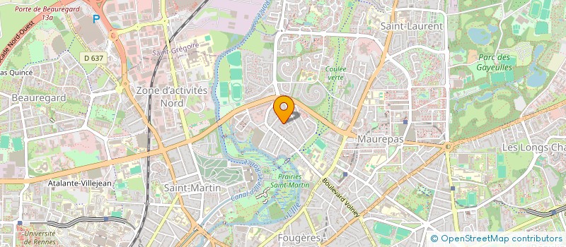 localisation de l'entreprise MADAME CECILE GUYARD à RENNES