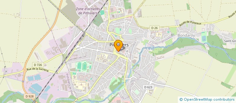localisation de l'entreprise MADAME CECILE GYLBERT à PITHIVIERS