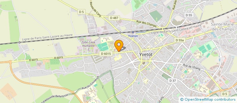localisation de l'entreprise MADAME CECILE HACQUARD à YVETOT