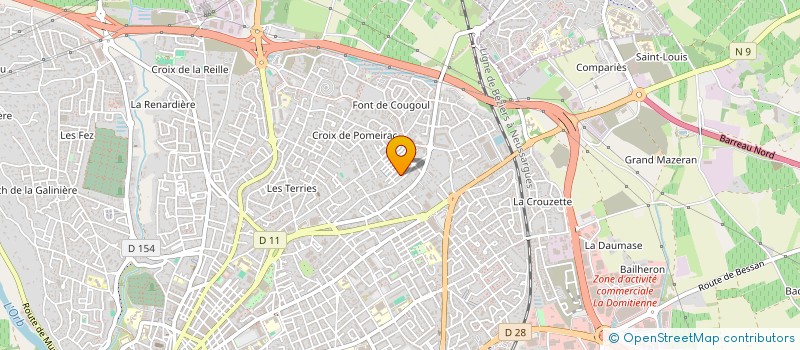 localisation de l'entreprise MADAME CECILE HAFTECK à BEZIERS