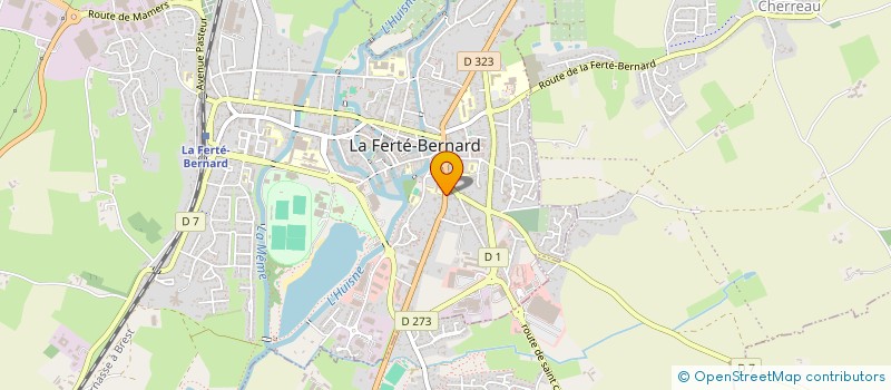 localisation de l'entreprise MADAME CECILE HAIZE  LA FERTE-BERNARD