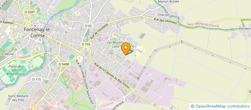 localisation de l'entreprise MADAME CECILE HALAIS à FONTENAY-LE-COMTE