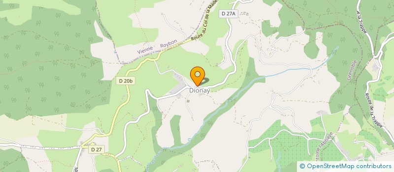 localisation de l'entreprise MADAME CECILE HAMMACHE  SAINT ANTOINE L'ABBAYE