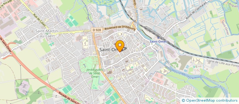 localisation de l'entreprise MADAME CECILE HANNE à SAINT OMER