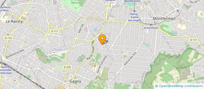 localisation de l'entreprise MADAME CECILE HANTONNE à GAGNY