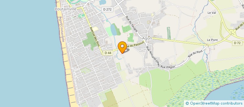 localisation de l'entreprise MADAME CECILE HARAN  AGON-COUTAINVILLE