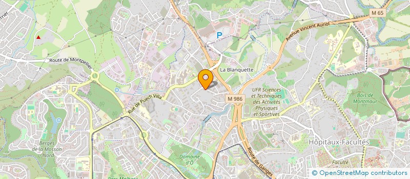 localisation de l'entreprise MADAME CECILE HARDOUIN à MONTPELLIER