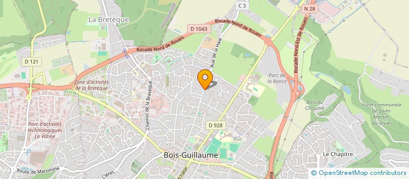 localisation de l'entreprise MADAME CECILE HARTOUT à BOIS-GUILLAUME