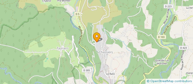 localisation de l'entreprise MADAME CECILE HASSELSWEILER  LAURAC-EN-VIVARAIS