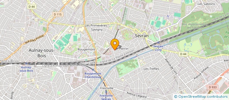 localisation de l'entreprise MADAME CECILE HEBERT à SEVRAN