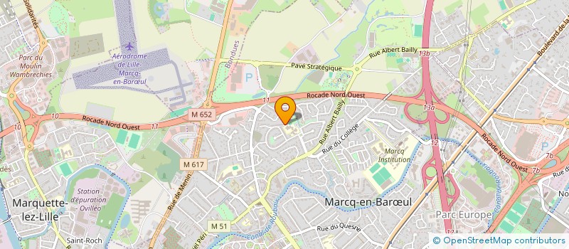 localisation de l'entreprise MADAME CECILE HEEM à MARCQ-EN-BARŒUL