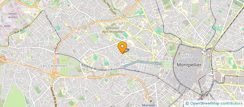 localisation de l'entreprise MADAME CECILE HENRIEL à MONTPELLIER