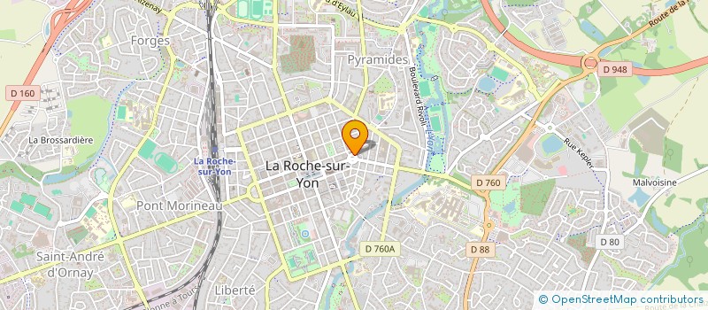 localisation de l'entreprise MADAME CECILE HERAULT à LA ROCHE-SUR-YON