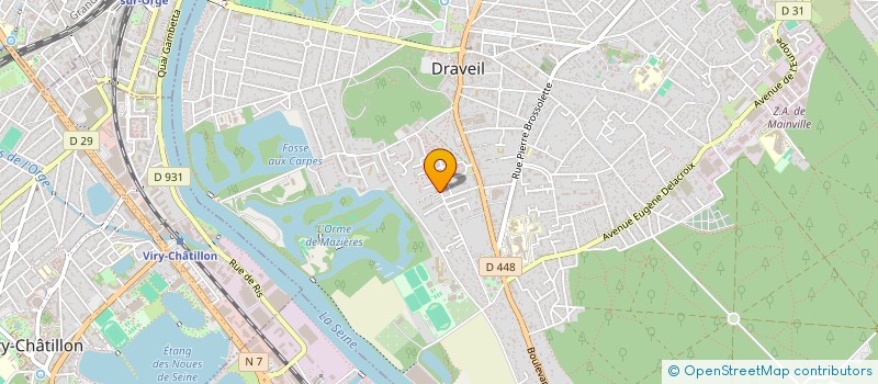 localisation de l'entreprise MADAME CECILE HERAULT à DRAVEIL