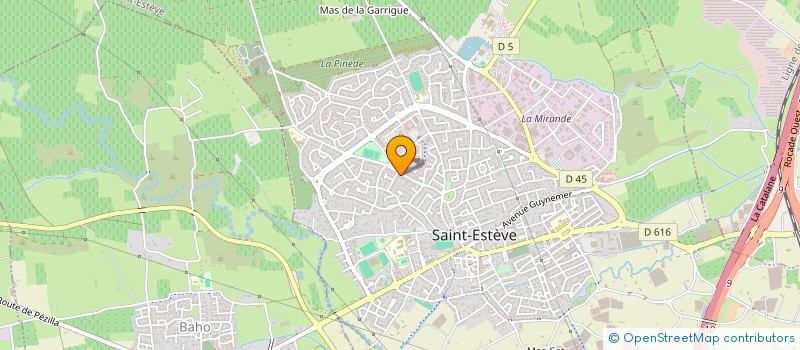 localisation de l'entreprise MADAME CECILE HERNANDEZ  SAINT-ESTEVE