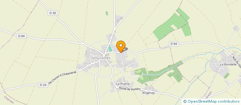 localisation de l'entreprise MADAME CECILE HOCDE  VOUZAILLES