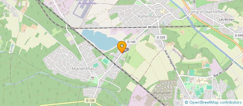 localisation de l'entreprise MADAME CECILE HOELTZEL  KALTENHOUSE