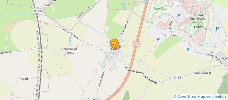 localisation de l'entreprise MADAME CECILE HOOALEWSKA  SAINT-PARIZE-LE-CHATEL