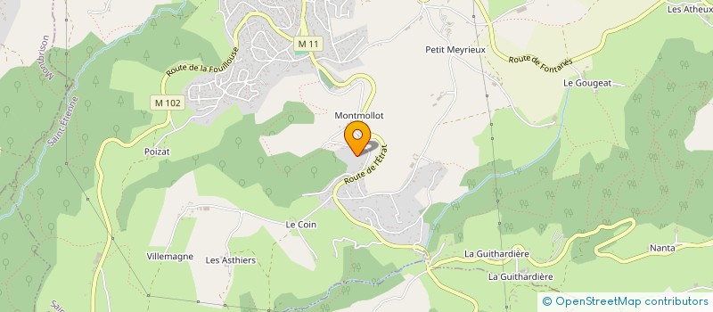 localisation de l'entreprise MADAME CECILE HOUEL à SAINT-HEAND