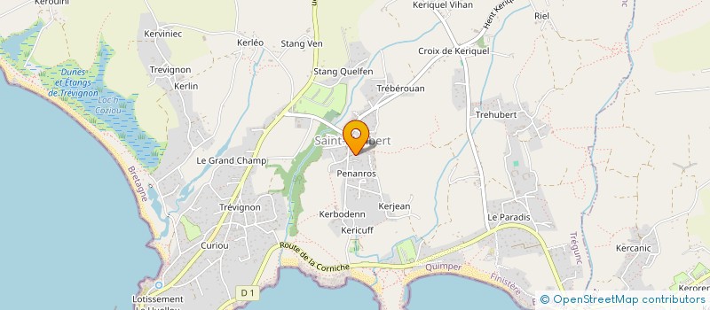 localisation de l'entreprise MADAME CECILE HOYNANT  TREGUNC