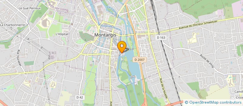 localisation de l'entreprise MADAME CECILE HUART à MONTARGIS
