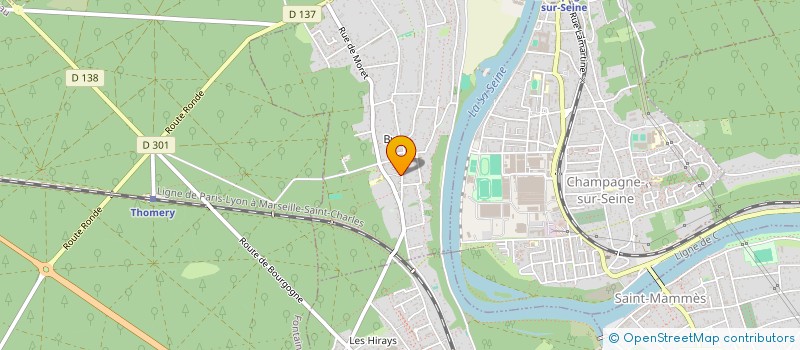 localisation de l'entreprise MADAME CECILE HUMBERT  THOMERY