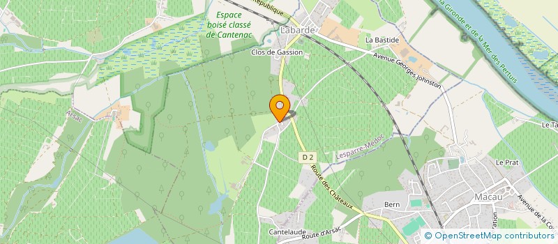 localisation de l'entreprise MADAME CECILE HUREL  LABARDE