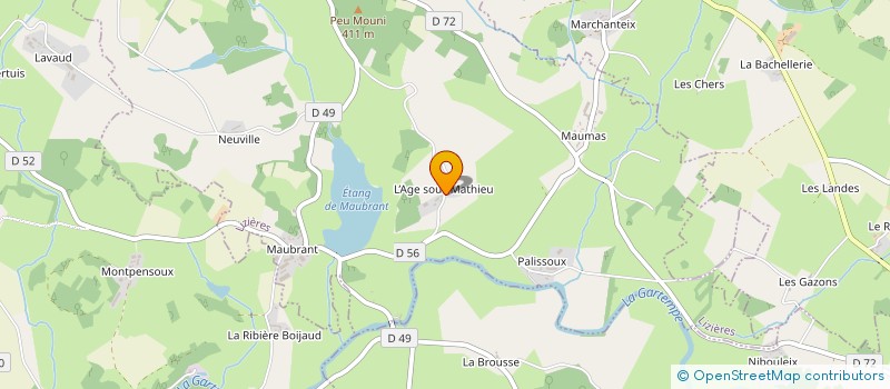 localisation de l'entreprise MADAME CECILE HUSSENET à LIZIERES