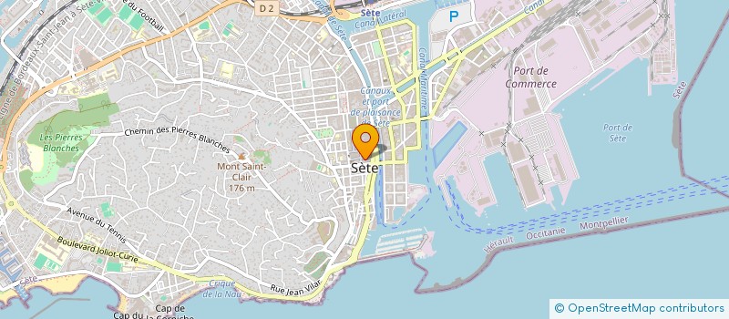 localisation de l'entreprise MADAME CECILE IRELAND  SETE