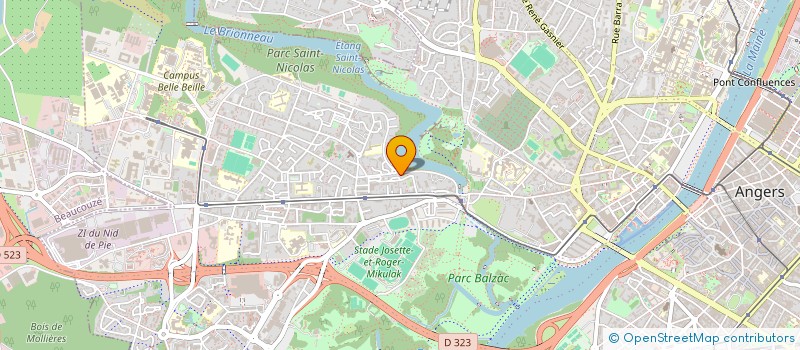 localisation de l'entreprise MADAME CECILE IRENE MEYONG DZAMA à ANGERS