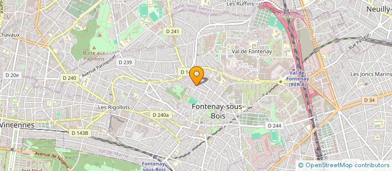 localisation de l'entreprise MADAME CECILE JACQUEROUX à FONTENAY-SOUS-BOIS