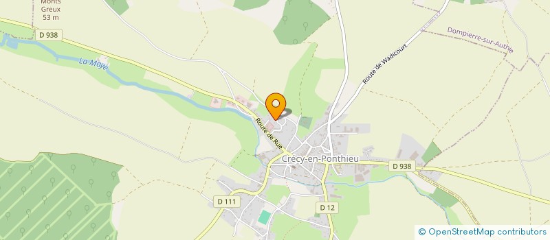 localisation de l'entreprise MADAME CECILE JACQUES  CRECY-EN-PONTHIEU