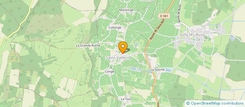 localisation de l'entreprise MADAME CECILE JAHAN à SAINT-VALLERIN
