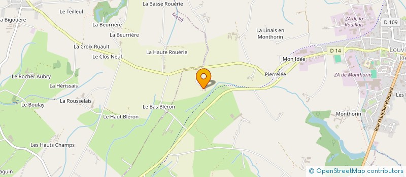 localisation de l'entreprise MADAME CECILE JAHU  LOUVIGNE-DU-DESERT