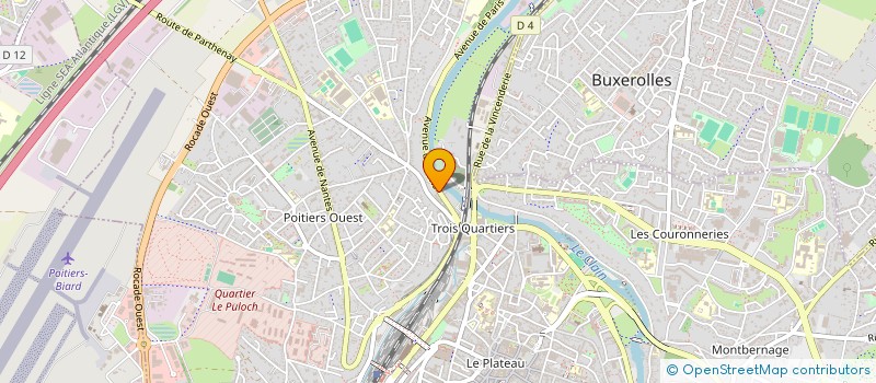 localisation de l'entreprise MADAME CECILE JAILLARD  POITIERS