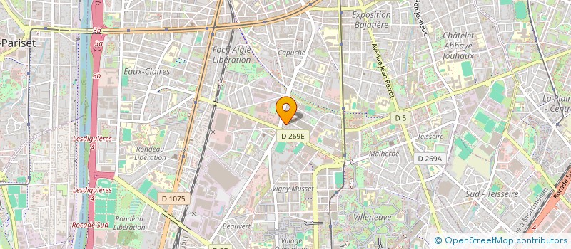 localisation de l'entreprise MADAME CECILE JAMES à GRENOBLE