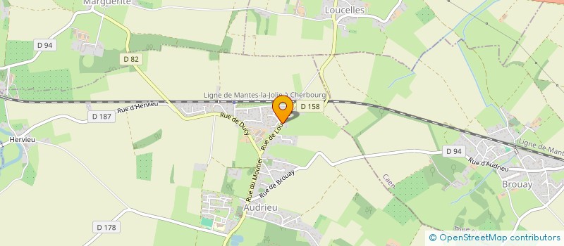 localisation de l'entreprise MADAME CECILE JAMET à AUDRIEU