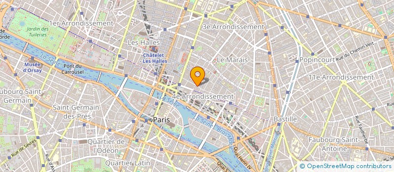 localisation de l'entreprise MADAME CECILE JANVIER à PARIS