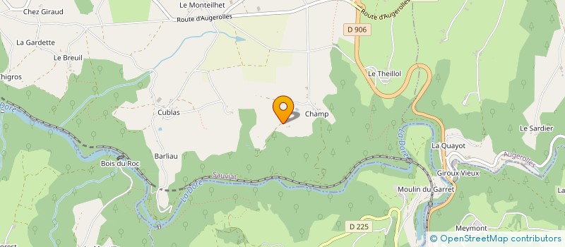 localisation de l'entreprise MADAME CECILE JEAN  SAUVIAT