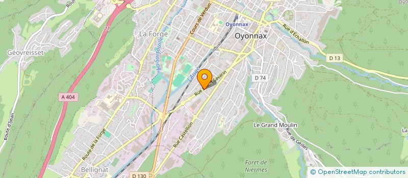 localisation de l'entreprise MADAME CECILE JEANNIN à OYONNAX