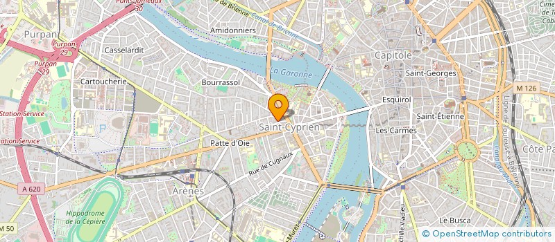 localisation de l'entreprise MADAME CECILE JENOT  TOULOUSE