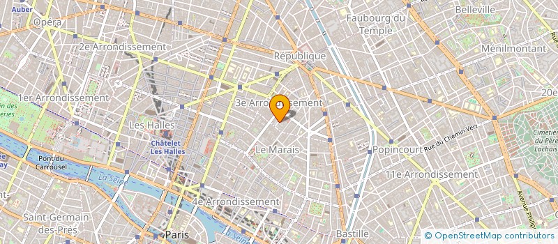 localisation de l'entreprise MADAME CECILE JOLLY à PARIS