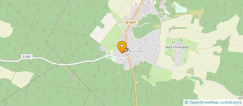 localisation de l'entreprise MADAME CECILE JOLY  FLEURINES