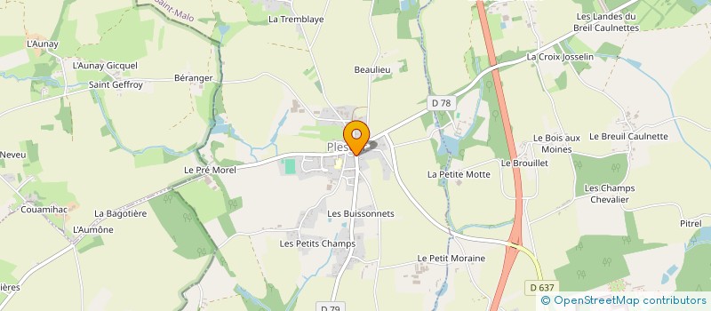 localisation de l'entreprise MADAME CECILE JOTRAU  EVRAN