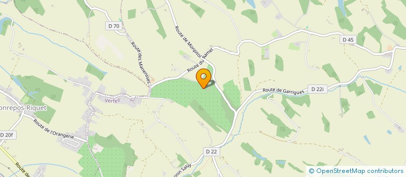 localisation de l'entreprise MADAME CECILE JOUANY  VERFEIL