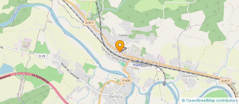 localisation de l'entreprise MADAME CECILE JOUBERT à PUYOO