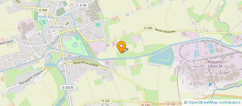 localisation de l'entreprise MADAME CECILE JOURDAIN  MERVILLE