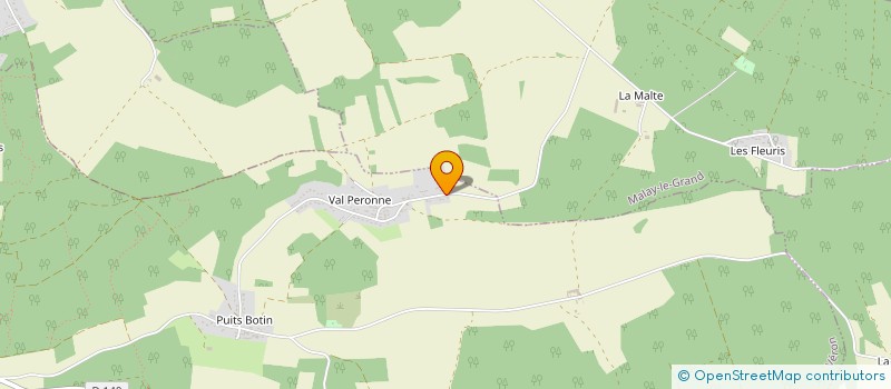 localisation de l'entreprise MADAME CECILE JOURDAIN  VERON