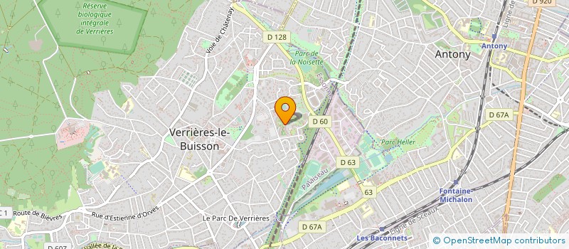 localisation de l'entreprise MADAME CECILE JUNOD à VERRIERES-LE-BUISSON