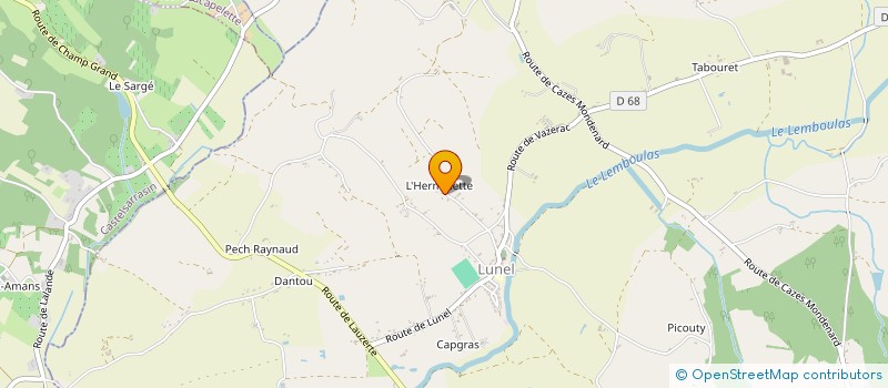 localisation de l'entreprise MADAME CECILE KERHERVE  LAFRANCAISE